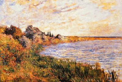 Claude Monet  The Banks of the Seine at La Grande Jatte Spain oil painting art